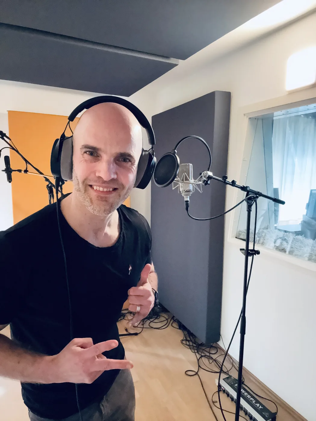 Norbert Klotz im Studio