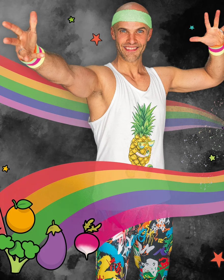 Norbert Klotz Alles Bunt, Regenbogen-Artwork