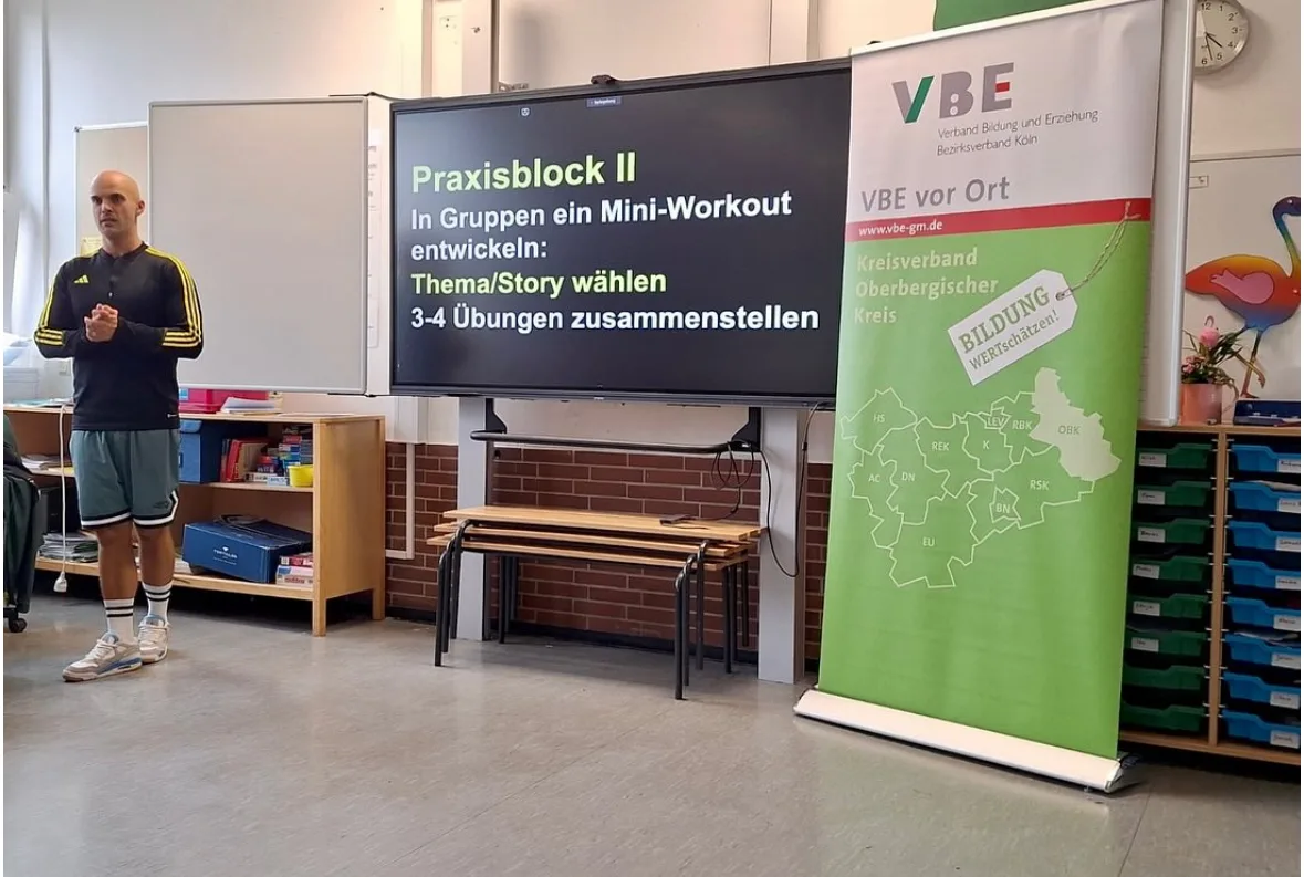 Norbert Klotz beim VBE Lehrer-Workshop