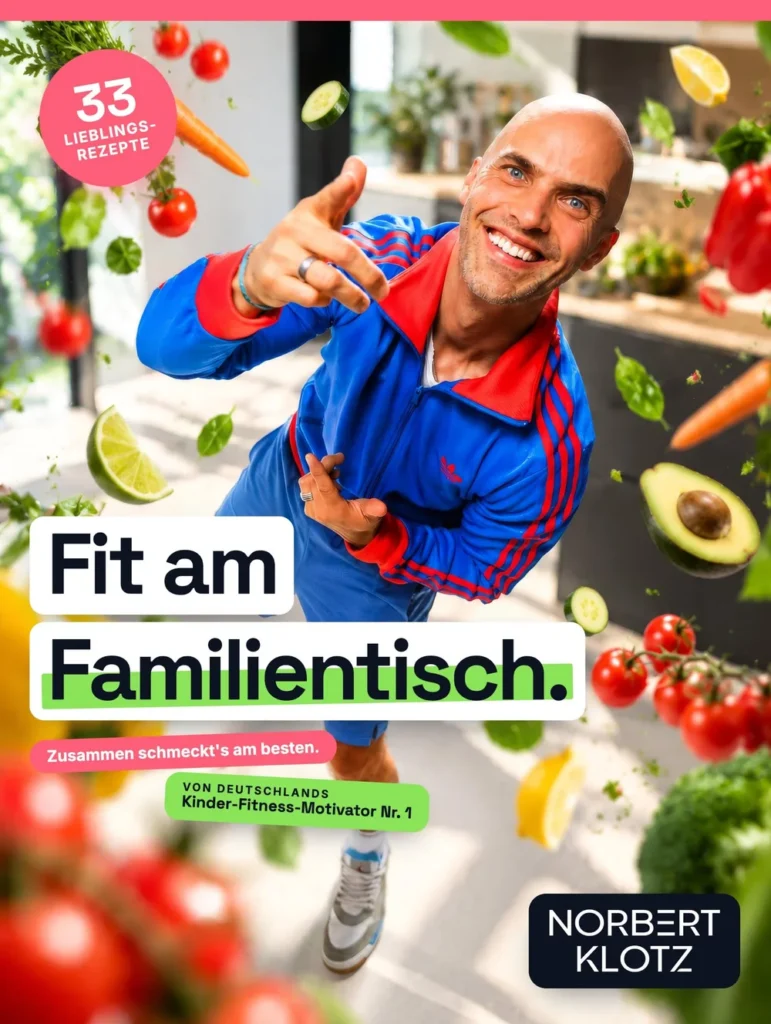Buchcover „Fit am Familientisch. Zusammen schmeckt’s am besten.“ von Norbert Klotz